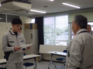 2019年度入社式を行いました