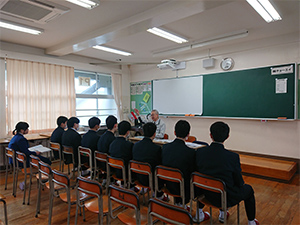 長崎工業高校県内企業説明会に参加しました