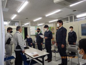 2021年度入社式を行いました