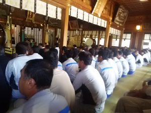 安全祈願に行ってまいりました